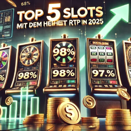 Top 5 Slots mit dem höchsten RTP im Jahr 2025