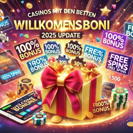 Casinos mit den besten Willkommensboni (2025 Update)